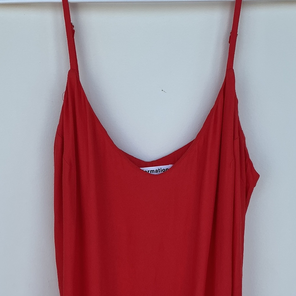 Reformation Vibrant Red Dress